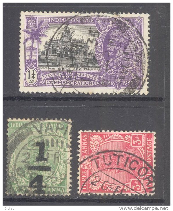 INDIA, Postmark Selection #25 - 1882-1901 Empire