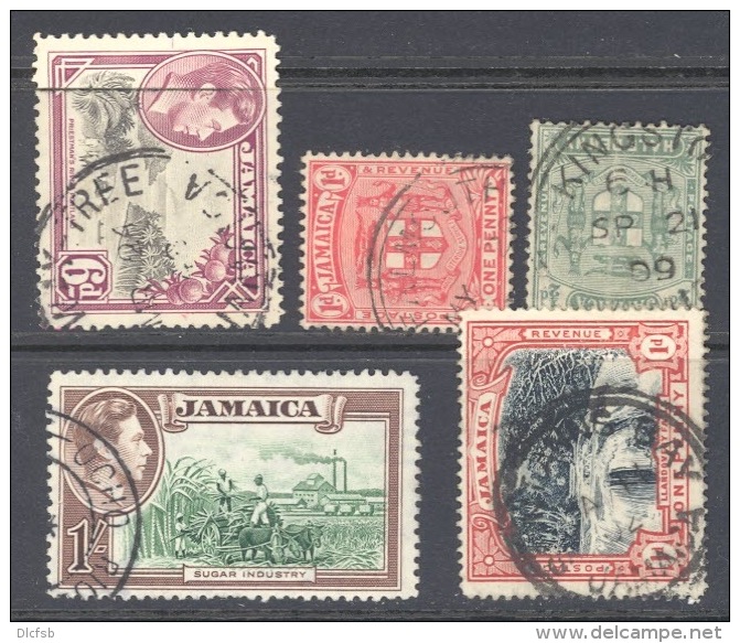 JAMAICA, Classic Postmark Selection #1 - Jamaïque (...-1961)