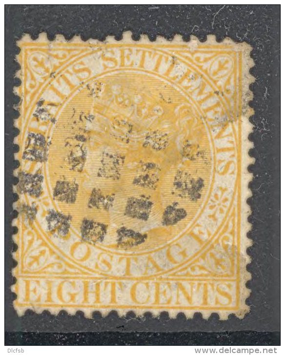 MALAYA/STRAITS SETTLEMENTS, Interesting Postmark On QV 8c - Malacca