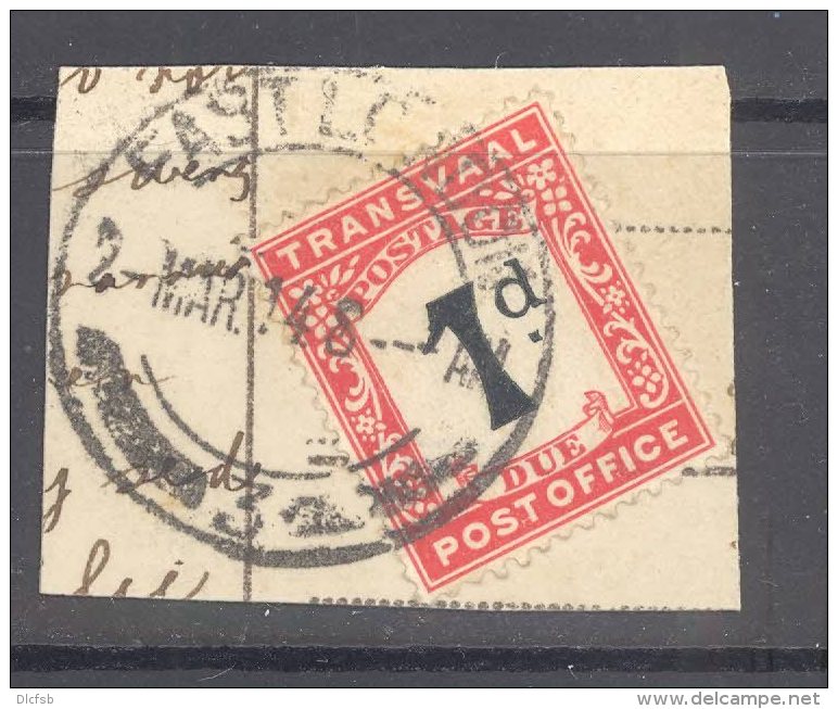 TRANSVAAL Used In CAPE (interprovincial Postmark) EAST LONDON On Postage Due - Transvaal (1870-1909)