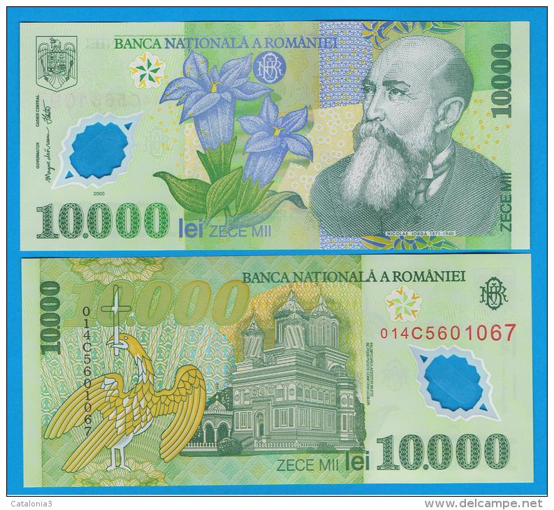 RUMANIA  - 10.000 Lei   2000 SC  P-112 - Rumania