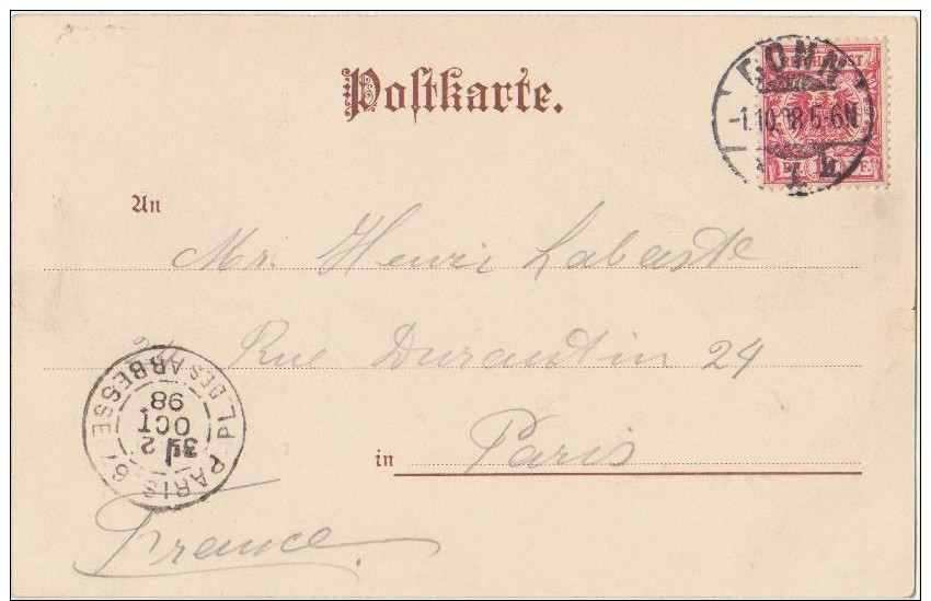 AK BONN Gruss Aus Total 1898 - Bonn