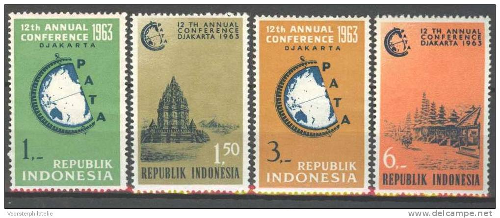 INDONESIA INDONESIË 1963 ZBL 383-86 MNH ** - Indonesië