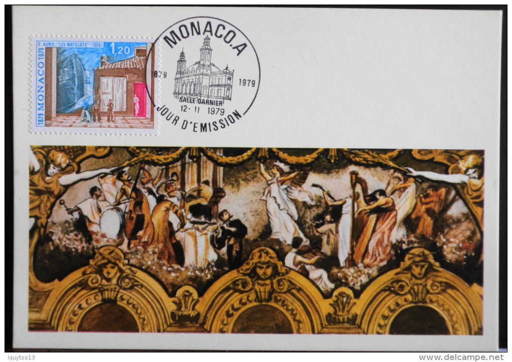 CARTE POSTALE 1er JOUR D'EMISSION De - MONACO ANNEE 1979 - Très Bon état - Maximum Cards