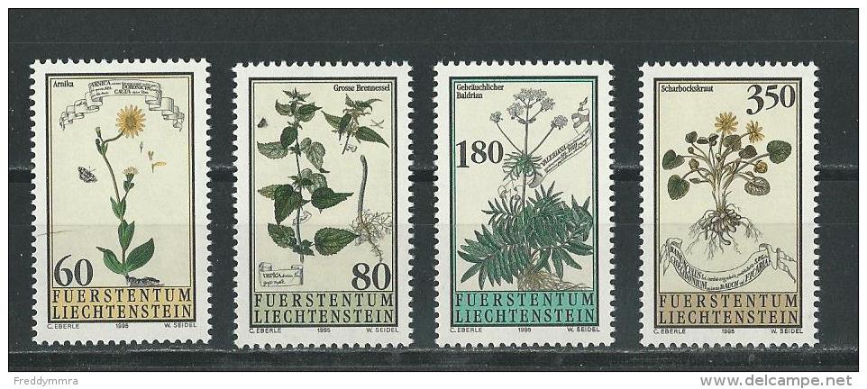 Liechtenstein:1057/ 1060 **  Plantes Médicinales - Pharmacie