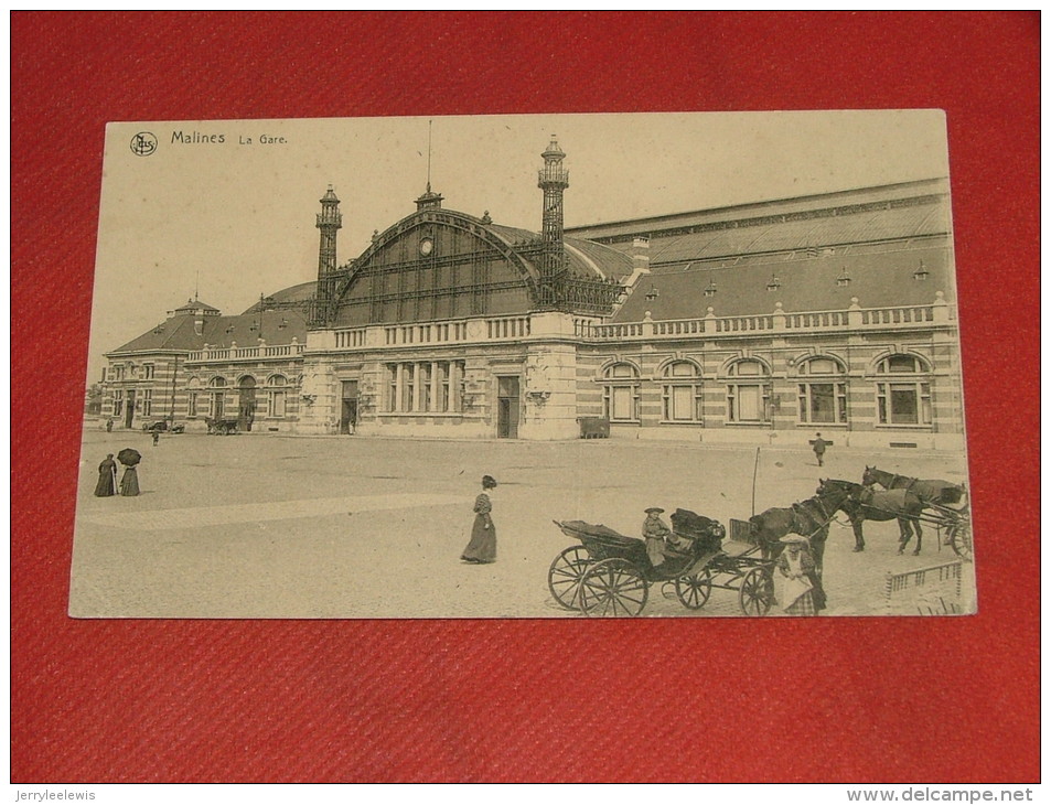 MECHELEN  - MALINES -   De Statie  -  La Gare   - - Malines