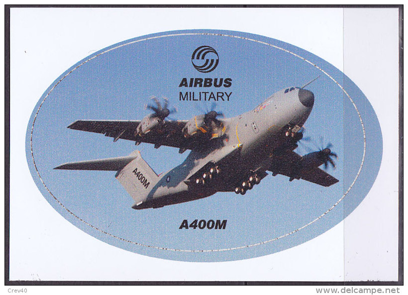 Autocollant Airbus Military - Avion De Transport Militaire A400M - Aviation