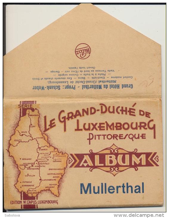 Mullerthal Luxembourg  Carnet De  10 Cartes Avec Hotel Du Mullerthal - Muellerthal