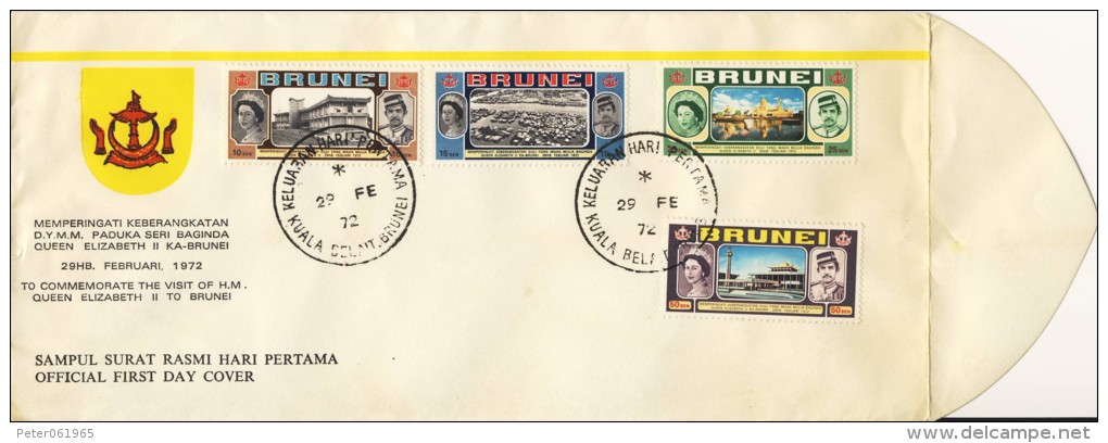 FDC Brunei 1972 - Brunei (...-1984)