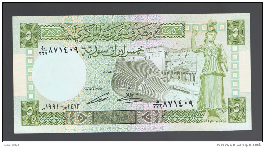 SIRIA / SYRIA - 5 Pound   1991 Sc  P-100 - Syrie