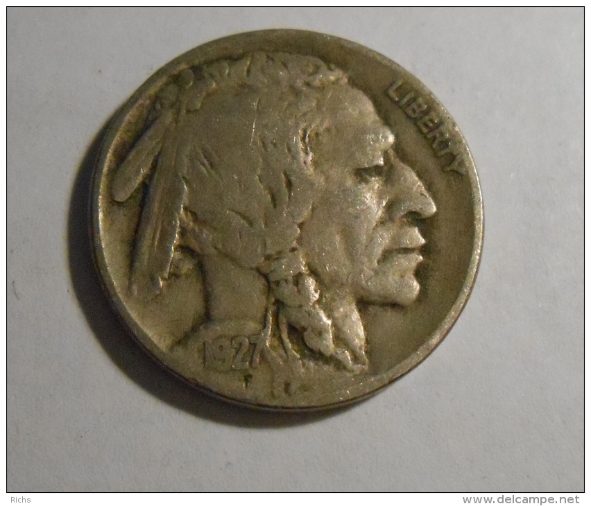 1927 Buffalo Nickel - 1913-1938: Buffalo