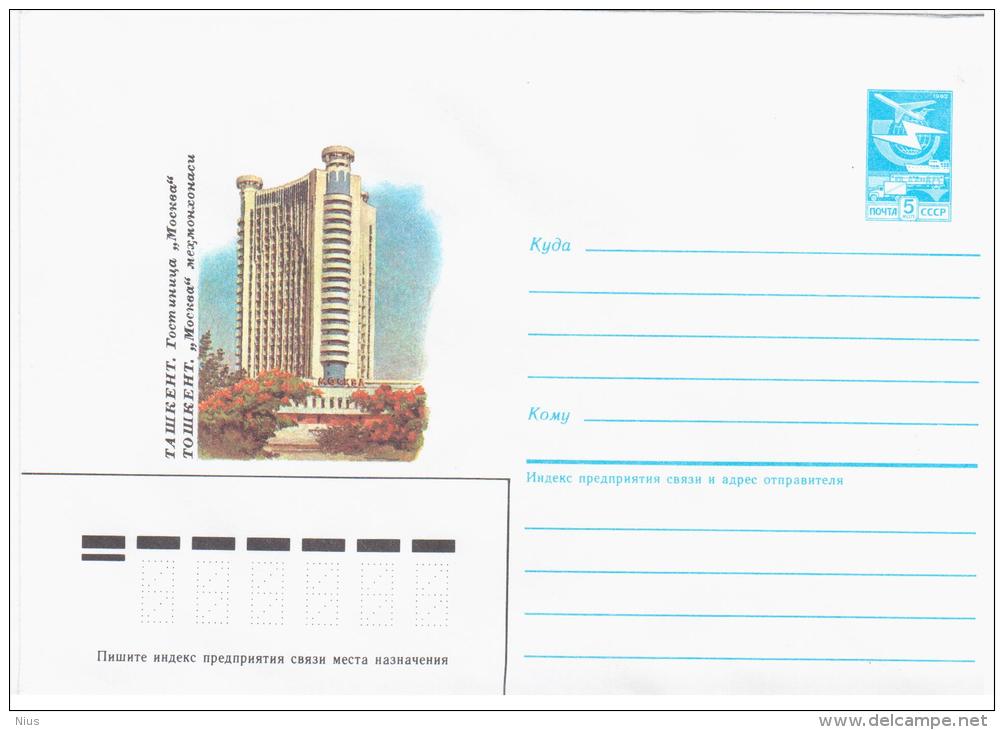 Uzbekistan USSR 1987 Tashkent, Hotel "Moscow" - Ouzbékistan