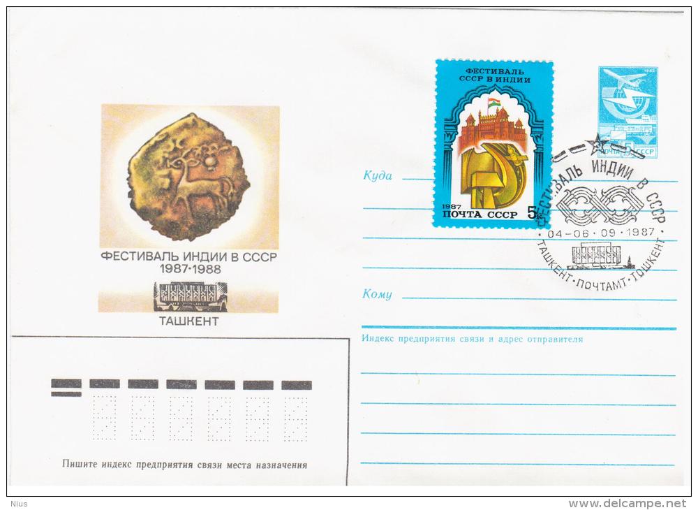 Uzbekistan USSR 1987 Tashkent, Festival Of India In USSR - Uzbekistan