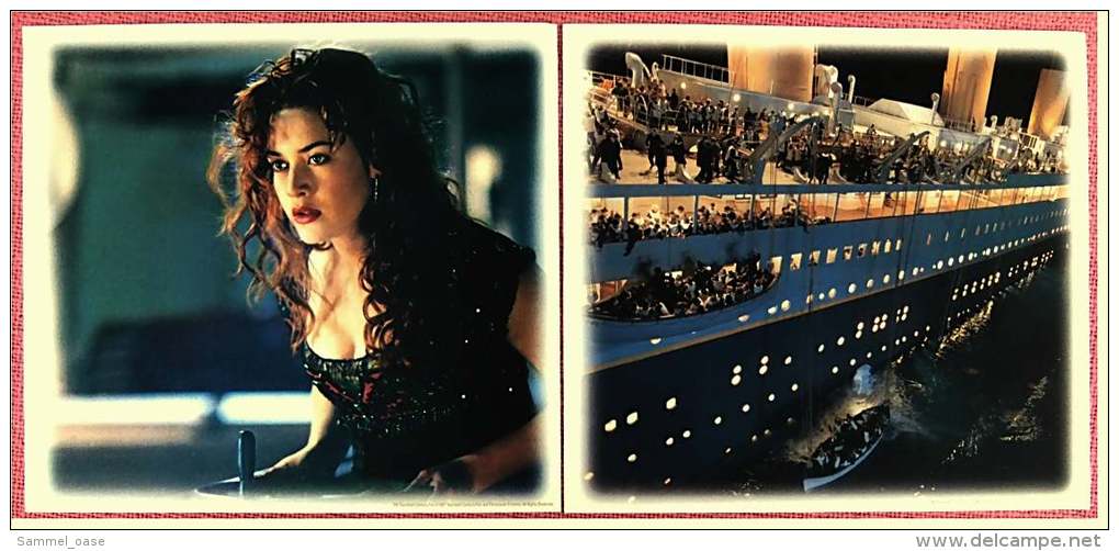 9 Bilder + 1 Filmstreifen Vom Titanic-Film  -  Von Twentieth Century Fox / Paramount Pictures 1998 - Sonstige & Ohne Zuordnung