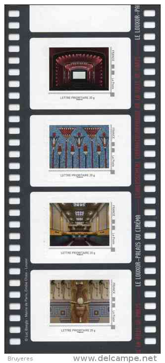 Collector 2013 "Cinéma Le Luxor - Feuillet De 4 Timbres Autocollants Lettre Prioritaire 20g" - Collectors