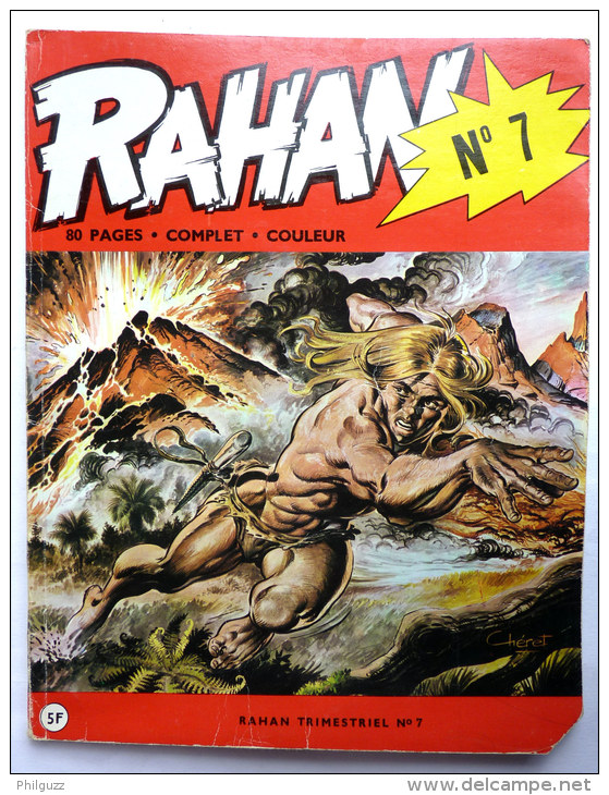 RAHAN - éd Vaillant 1ère Série N° 7 - 1973 (2) - Rahan