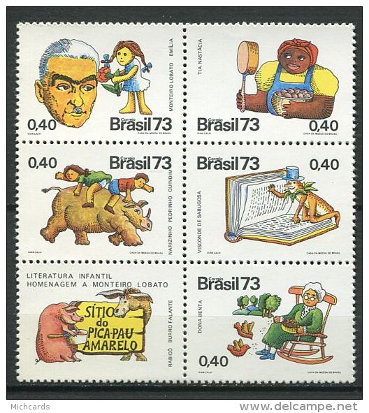 119 BRESIL 1973 - Contes Pour Enfants - Neuf Sans Charniere (Yvert 1065/69) - Neufs