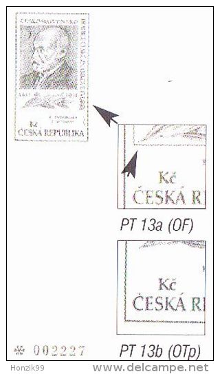(*) Tchéque République 2001, Epreuve En Noir (PT 13b) - Blocks & Sheetlets
