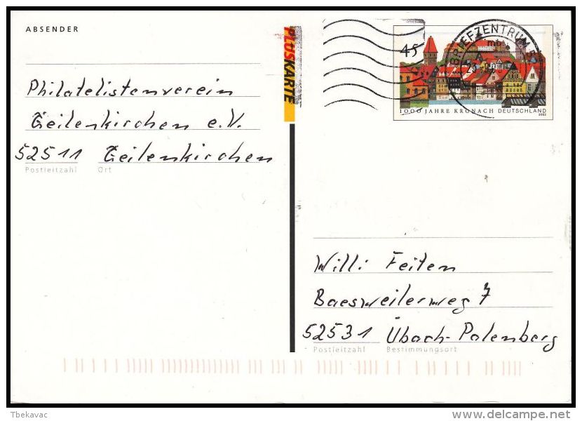 Germany BRD 2003, Postal Stationery - Postales Ilustrados - Nuevos
