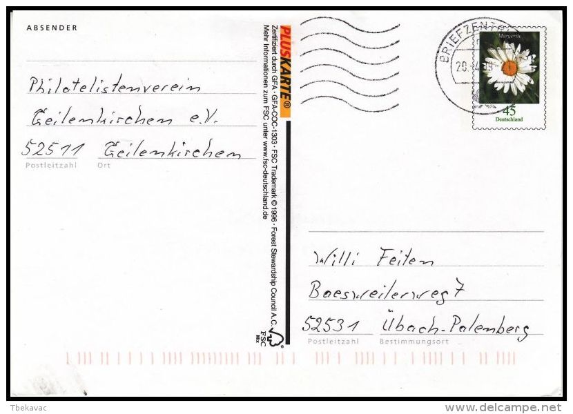 Germany 2009, Postal Stationery - Cartoline Illustrate - Usati