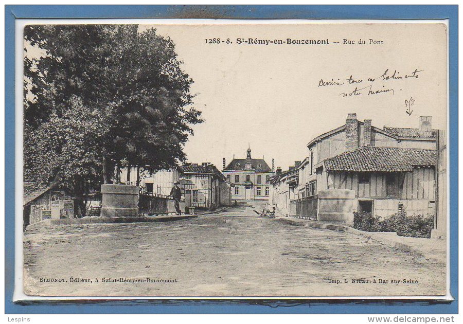 51 - SAINT REMY En BOUZEMONT -- Rue Du Pont - Saint Remy En Bouzemont