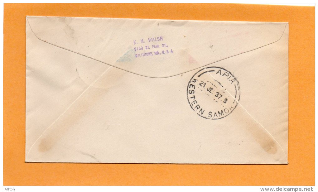 Niue 1937 Coronation FDC Registered - Niue