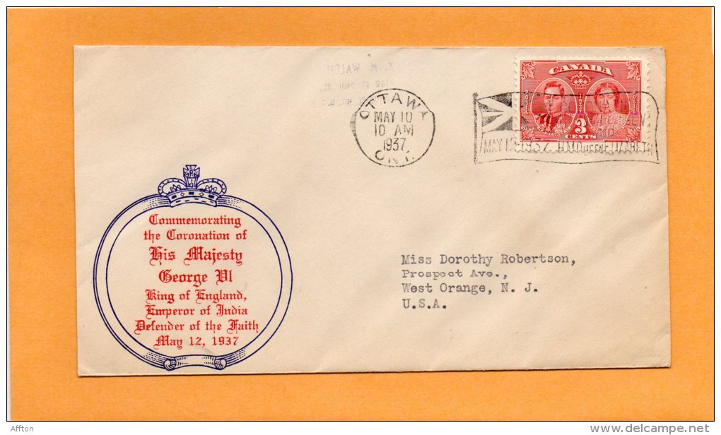 Canada 1937 Coronation FDC - ....-1951