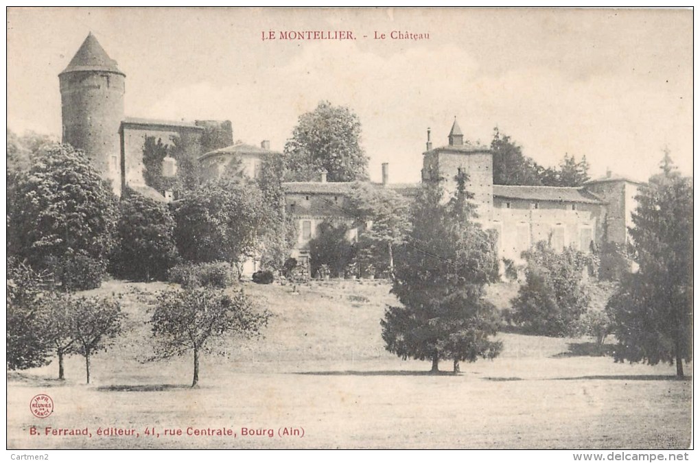 LE MONTELLIER LE CHATEAU 01 AIN - Ohne Zuordnung