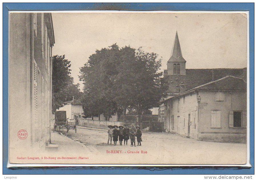 51 - SAINT REMY --  Grande Rue - Saint Remy En Bouzemont