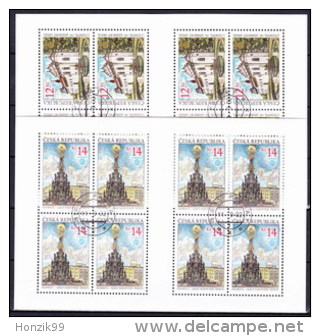 Tchéque République 2002 Mi 332-3 Klb. -  Les Feuilles, Obliteré - Gebraucht