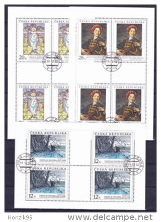 Tchéque République 2002 Mi 342-4 Klb. -  Les Feuilles, Obliteré - Used Stamps