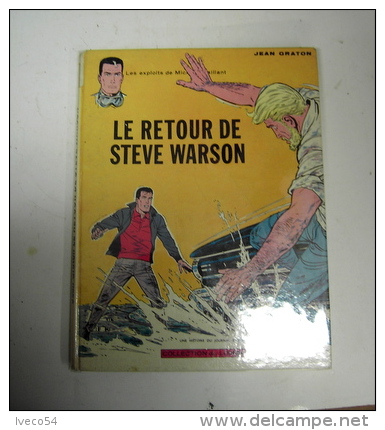 1969  Michel Vaillant " Le Retour De Steve Warson "Jean Graton ,édition Du Lombard - Vaillant