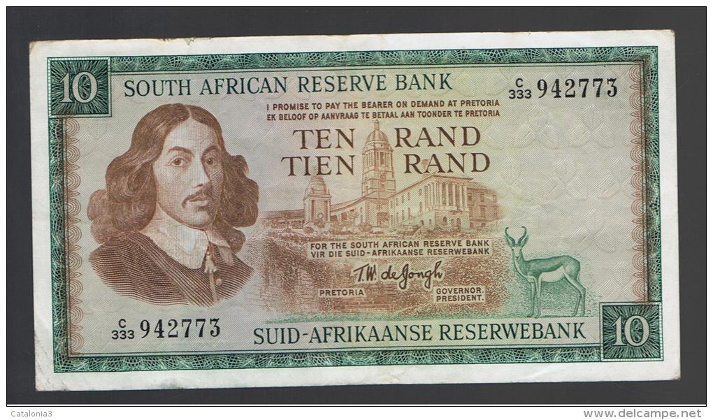 SUD AFRICA -  10 Rand Circulado  P-113 - Suráfrica