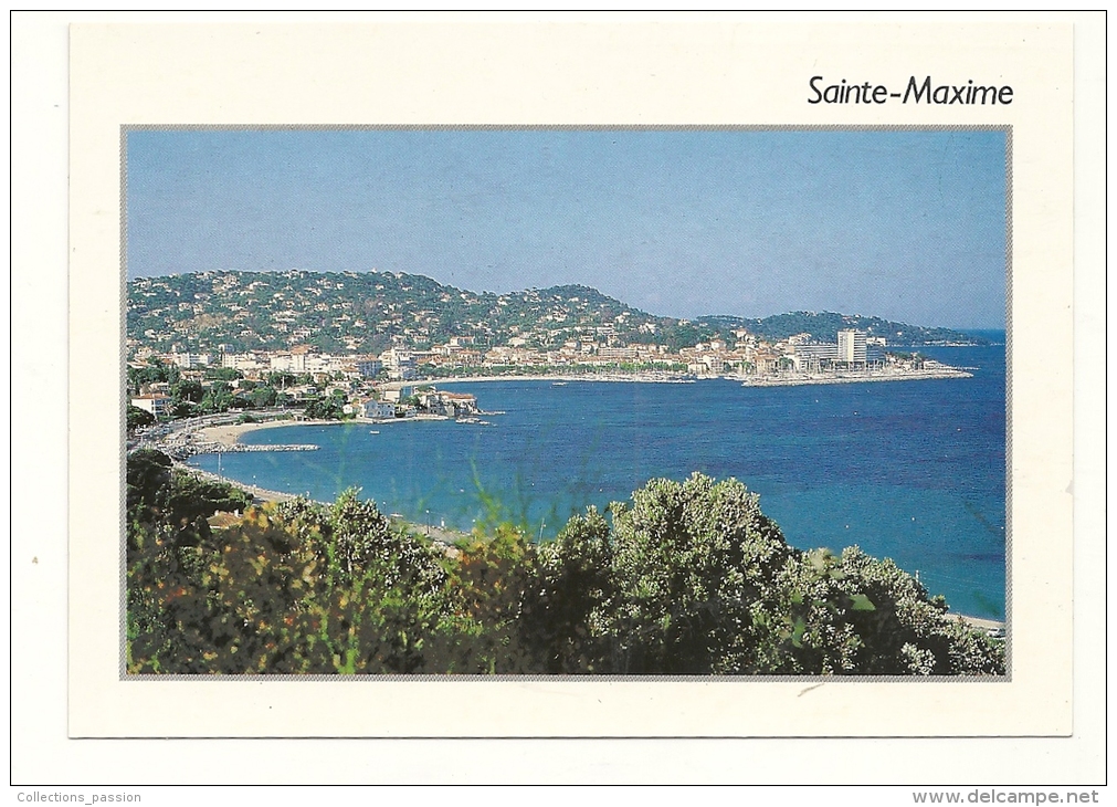 Cp, 83, Sainte-Maxime, Vue Générale Depuis La Croisette, écrite - Sainte-Maxime