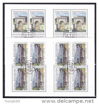 Tchéque République 1999 Mi 218-9 Klb. -  Les Feuilles, Obliteré - Used Stamps