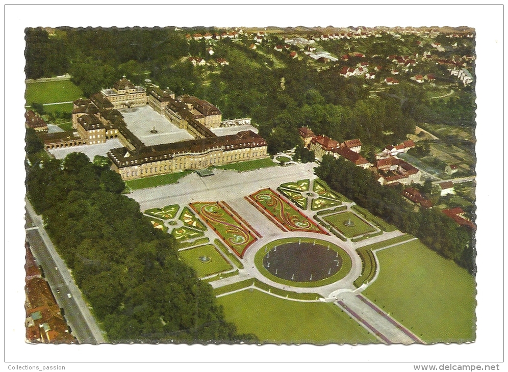 Cp, Allemagne, SchloB Ludwigsburg, Mit Gartenschau "Blühendes Barock" - Ludwigsburg