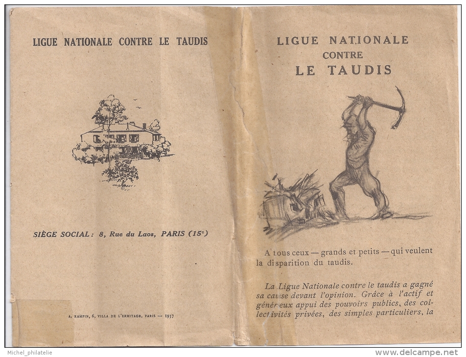 Enssemble De 15 CPA Illustrées, Contre Le Taudis - Autres & Non Classés