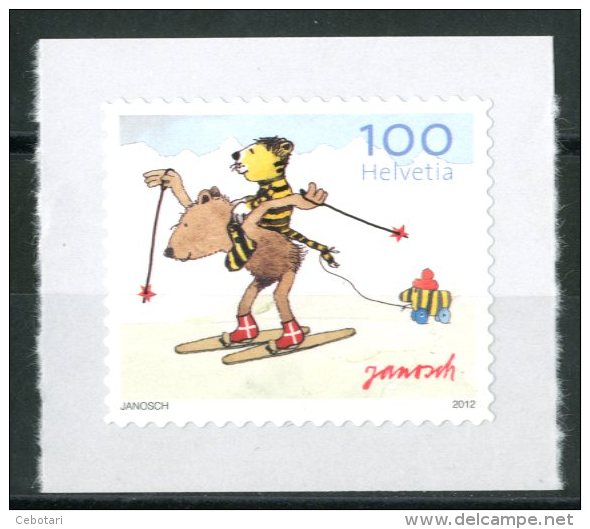 SVIZZERA / HELVETIA 2012** - Janosch - 1 Val. Autoadesivo Come Da Scansione - Unused Stamps