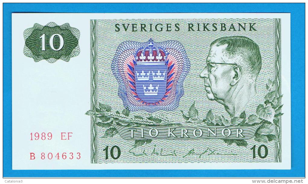 SUECIA - 10 Kronur 1989 SC   P-52 - Zweden