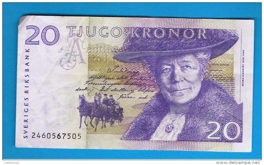 SUECIA - 20 Kronur 1989 Poco Circulado   P-63 - Svezia