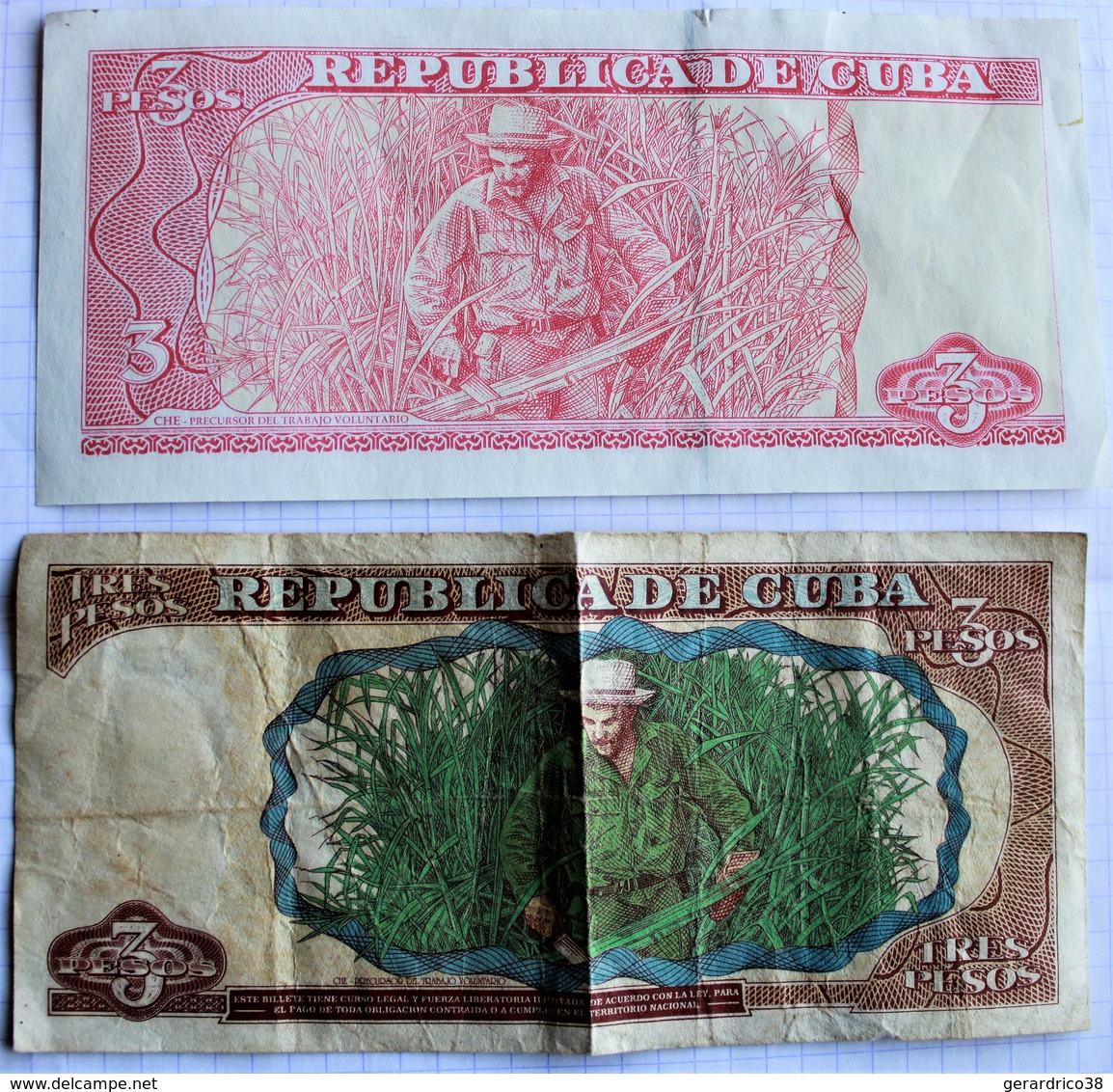 CUBA.2004.1995.3 PESOS.TROIS PESOS .CHE GUEVARA. - Cuba