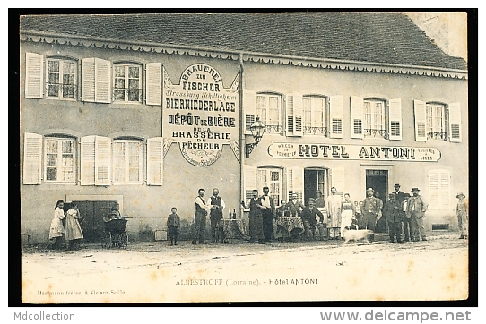57  ALBESTROFF   / Hotel Antoni  /  BELLE CARTE RARE - Albestroff