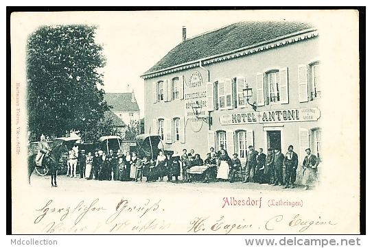 57  ALBESTROFF   / Hotel Antoni  1900  /  BELLE CARTE RARE - Albestroff