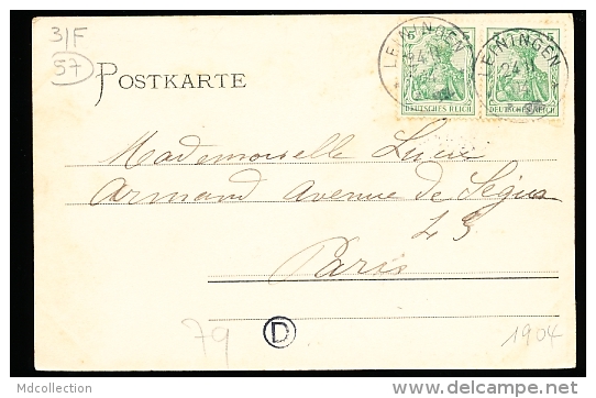 57  ALBESTROFF   / Restauration Koenig  1904  /  TRES BELLE CARTE RARE - Albestroff