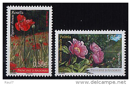 Andorre Fr. 2013 - Fleurs - 2val Neuf // Mnh - Unused Stamps