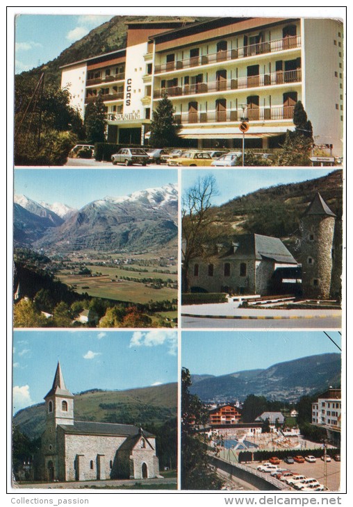 CP, 65, VALLEE D'AURES, Vue Générale De La Vallée, Multivues, Voyagé En 1982 - Vielle Aure