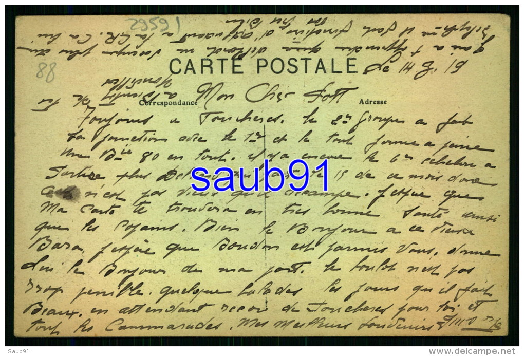 Saint Dié - Foucharupt - Avenue De L'ancien Séminaire -Animée - Landau - La Guerre 1914-1918 Dans Les Vosges Réf : 29591 - Saint Die
