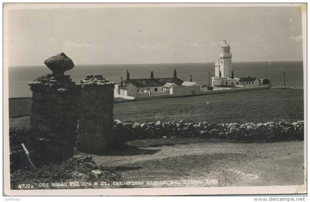 IOW - NITON - OLD ROMAN PILLARS & ST CATHERINE'S LIGHTHOUSE RP  Iow35 - Other & Unclassified