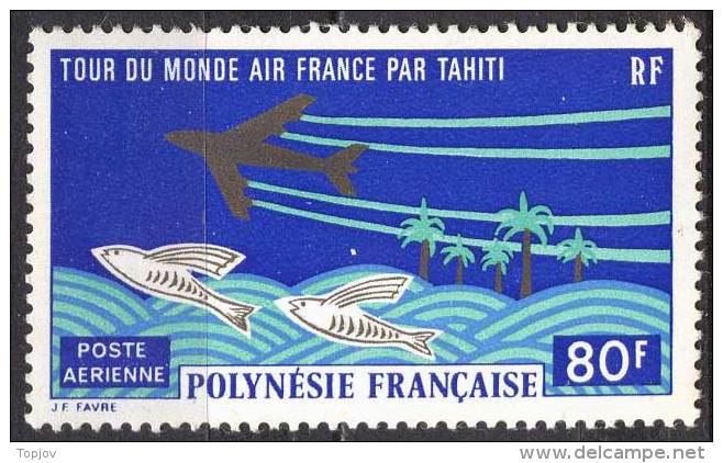 FRENCH POLYNESIA - AIR FRANCE TOUR - ??MNH - 1973 - Unused Stamps