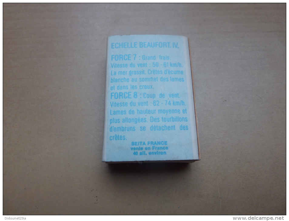 Boîte D'allumettes *x SEITA "ROYALE" (rouge) Série ECHELLE BEAUFORT N°4 Type 1 - Matchboxes